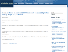Tablet Screenshot of codeback.net